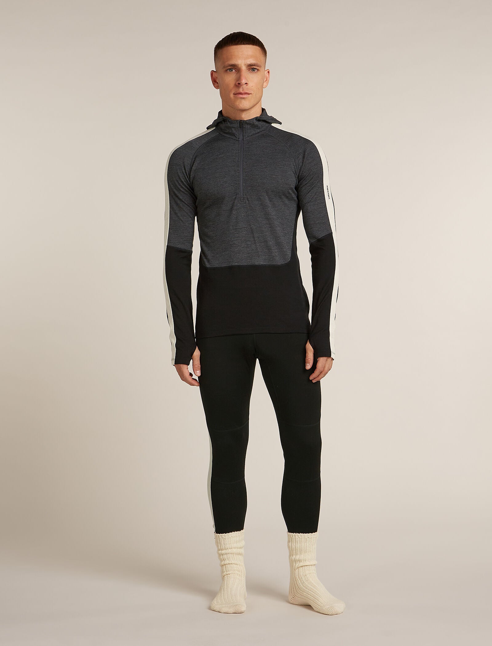 Men's Merino 200 Oasis+ Long Sleeve Half Zip Thermal Hoodie