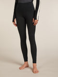 Women's Merino 200 Oasis+ Thermal Leggings Black/Undyed - 1