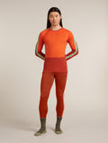Men's Merino 200 Oasis+ Long Sleeve Crewe Thermal Top Agate/Fervid - 8