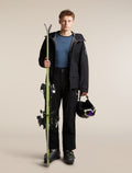 Men's Merino 200 Oasis+ Long Sleeve Thermal Crewe Midnight Navy/Dawn/Jet Heather - 4