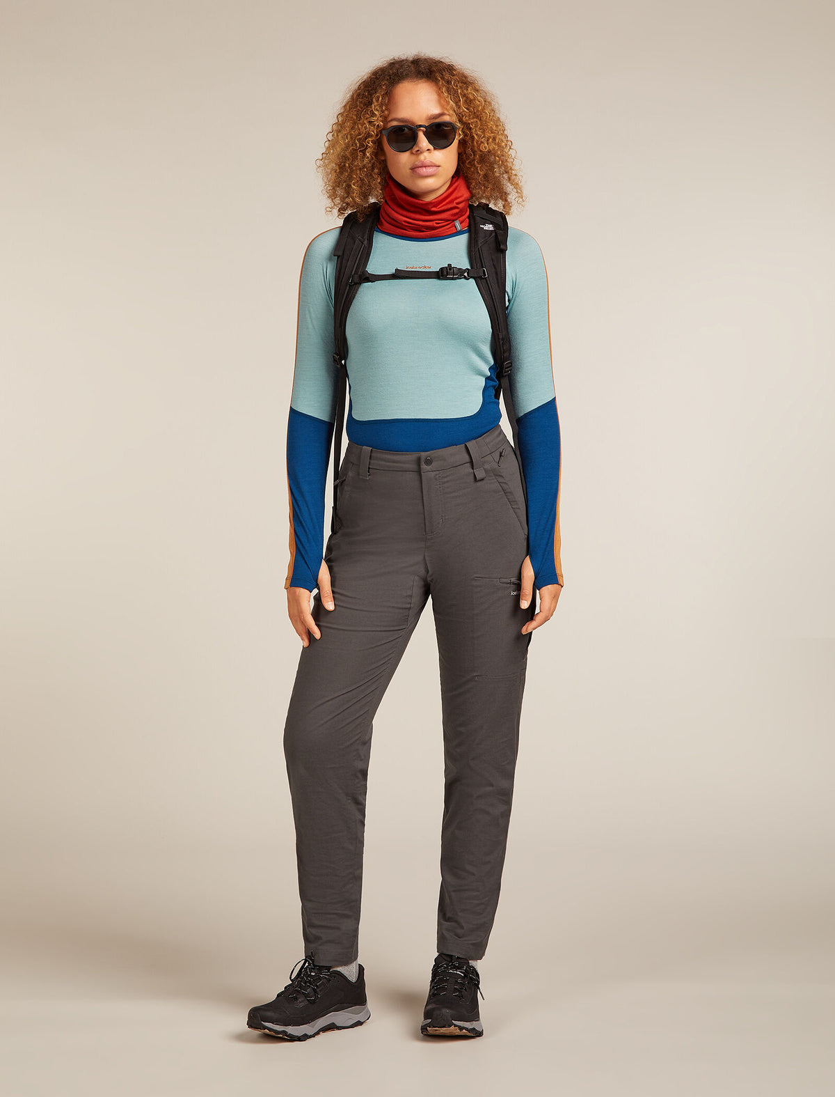 Women's Merino 200 Oasis+ Long Sleeve Crewe Thermal Top Atlantis/Hydro - 4