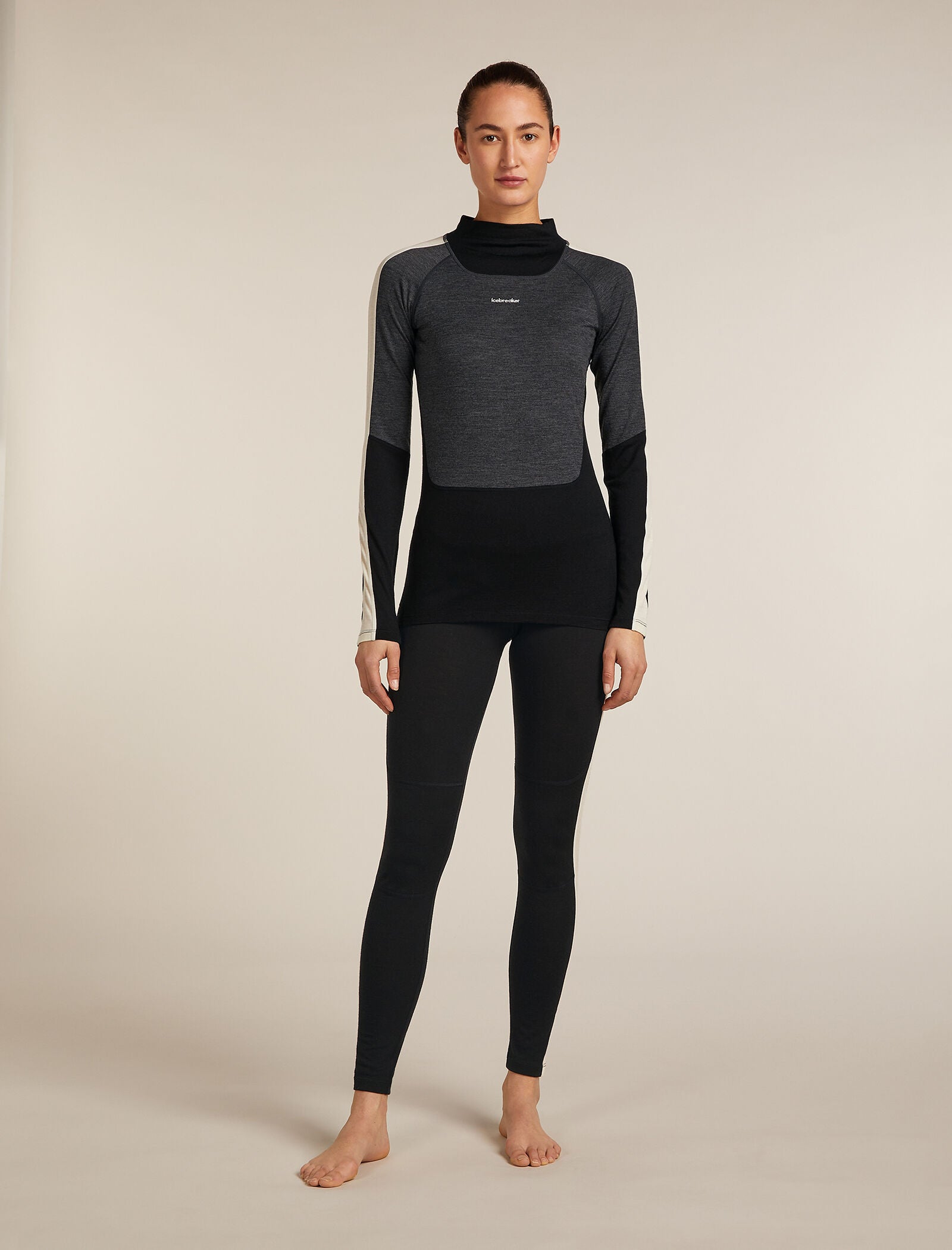 トップス BELBET Thermal Women's Merino 200 Oasis+ Long Sleeve High Neck Thermal Top Black