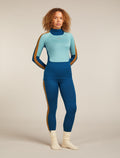 Women's Merino 200 Oasis+ Long Sleeve High Neck Thermal Top Atlantis/Hydro - 10