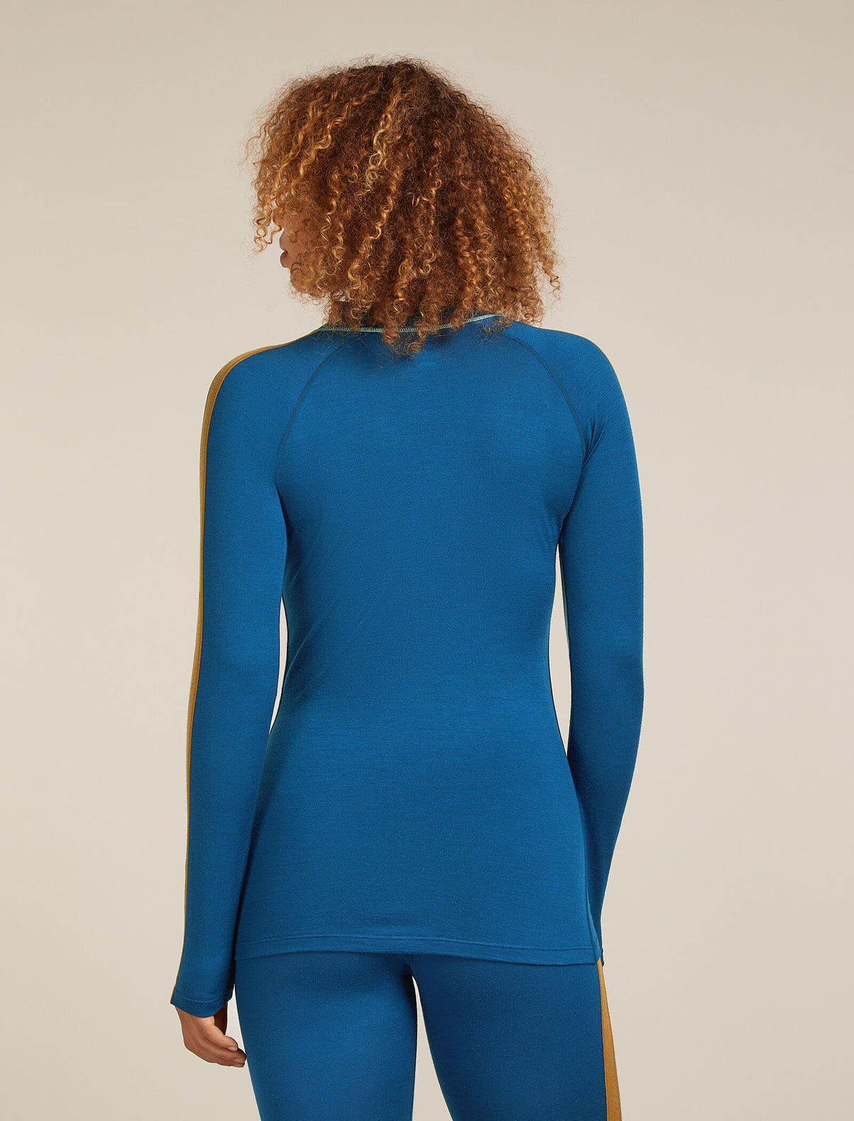 Women's Merino 200 Oasis+ Long Sleeve High Neck Thermal Top Atlantis/Hydro - 2