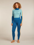 Women's Merino 200 Oasis+ Long Sleeve High Neck Thermal Top Atlantis/Hydro - 3