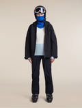 Women's Merino 200 Oasis+ Long Sleeve High Neck Zinc Blue/Ecru Heather/Dawn - 4