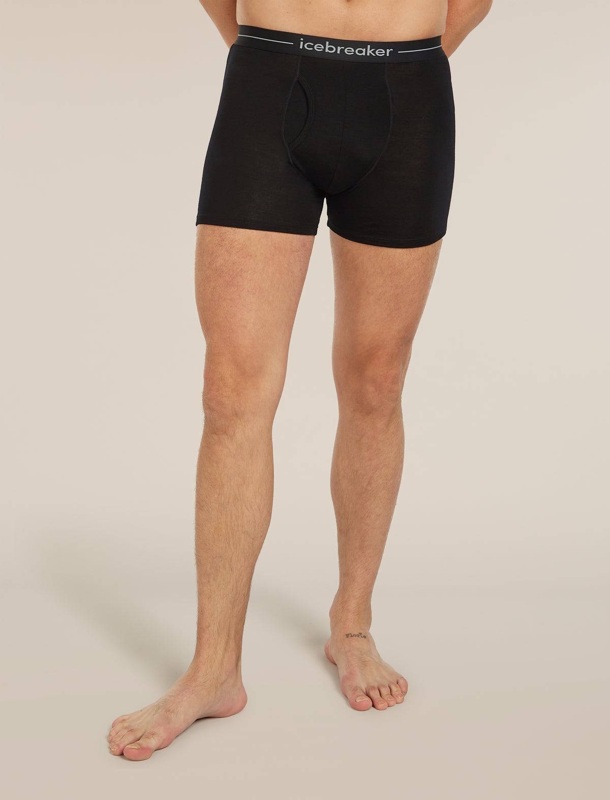 Men's Merino 150 Anatomica Boxers wFly 2 Pack Black - 2
