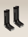 Men's Merino Blend Ski+ Medium Over The Calf 2 Pack Socks Black/Ether/Graphite - 1
