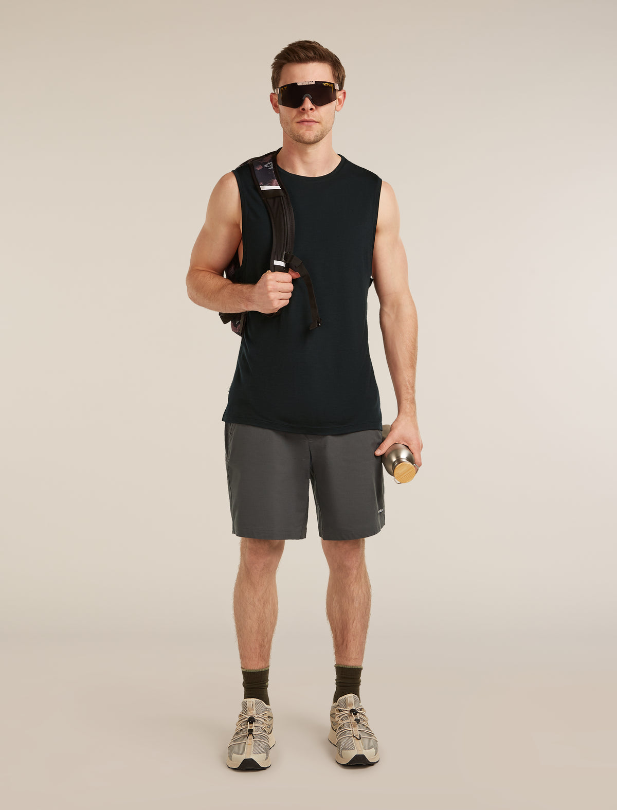 Men's Merino Blend 125 Cool-Lite™ Sphere Tank Black - 4