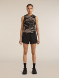 Women's Merino Blend 125 Cool-Lite™ Speed Tank Motion AOP Porcini/Black - 4