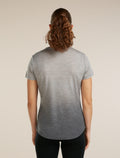 icebreaker Women's Merino Blend 125 Cool-Lite™ Sphere Short Sleeve Tee Alta Metro Heather Women - 2