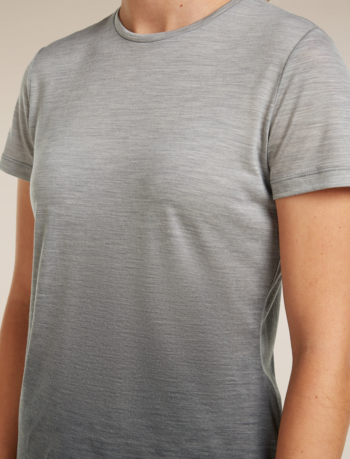 icebreaker Women's Merino Blend 125 Cool-Lite™ Sphere Short Sleeve Tee Alta Metro Heather Women - 5