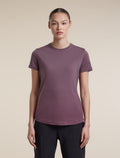 Women's Merino Blend 125 Cool-Lite™ Sphere Short Sleeve Tee Alta Grey Plum - 1