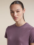Women's Merino Blend 125 Cool-Lite™ Sphere Short Sleeve Tee Alta Grey Plum - 7