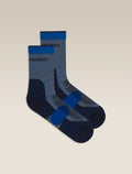 Kids' Merino Hike+ Light Crew Socks Dawn/Midnight Navy/Lazurite - 1