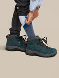 Kids' Merino Hike+ Light Crew Socks Dawn/Midnight Navy/Lazurite - 2