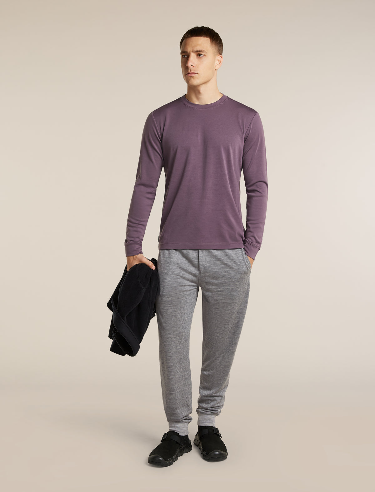 Men's Merino Blend 150 Drift Pants Metro Heather - 4