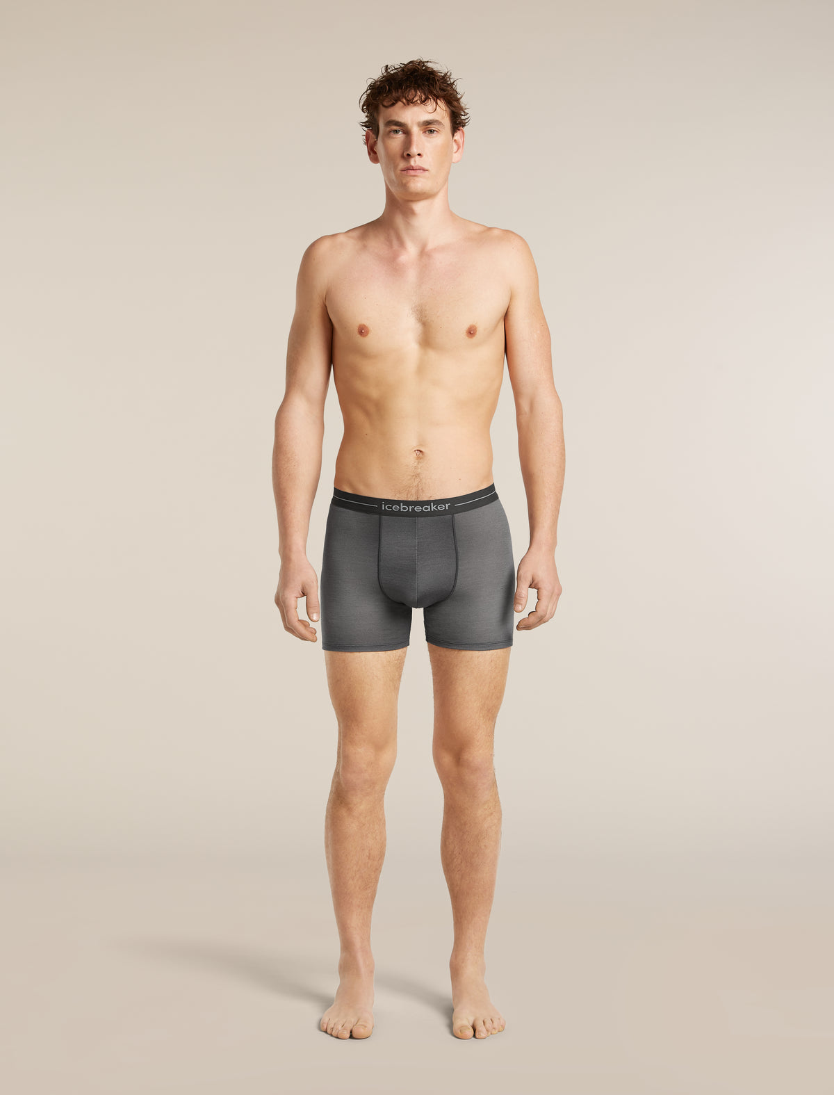 Men's Merino 150 Anatomica Boxers Transition Obsidian/Proto Grey - 3