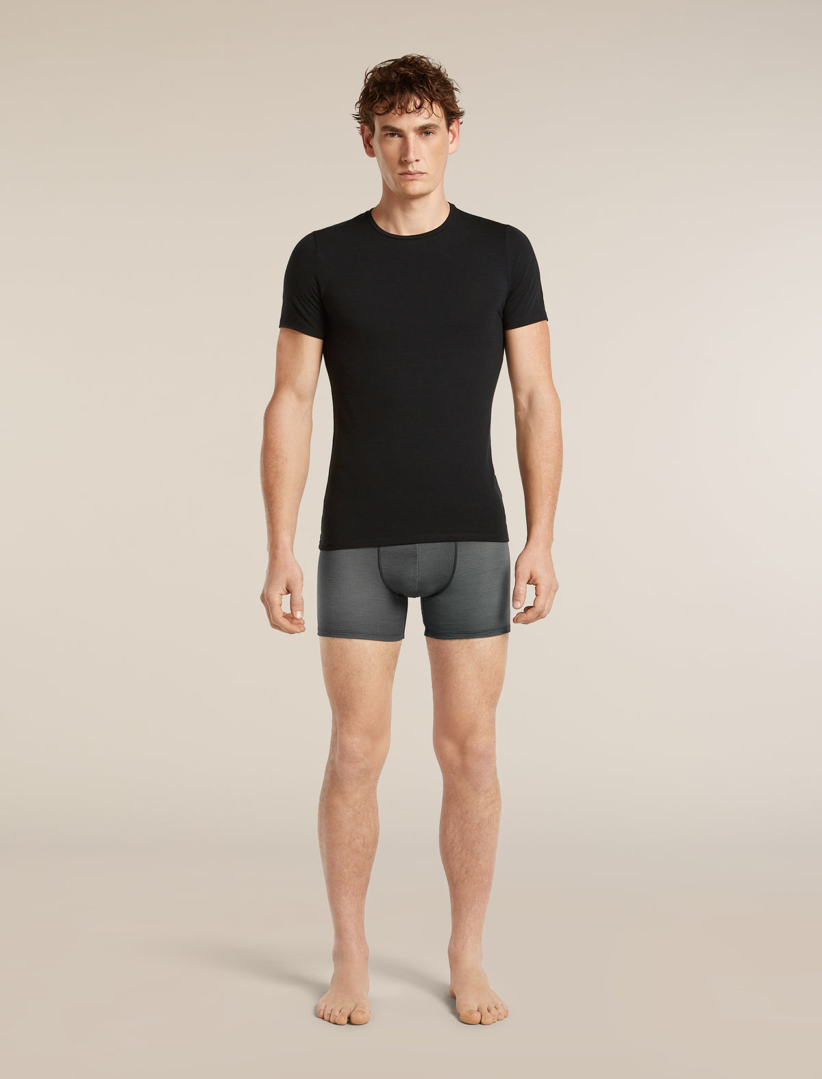 Men's Merino 150 Anatomica Boxers Transition Obsidian/Proto Grey - 7