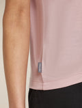 Women's 15.5 MerinoFine™ Short Sleeve Polo Pink quartz - 5