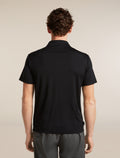 Men's 15.5 MerinoFine™ Short Sleeve Polo Black - 3