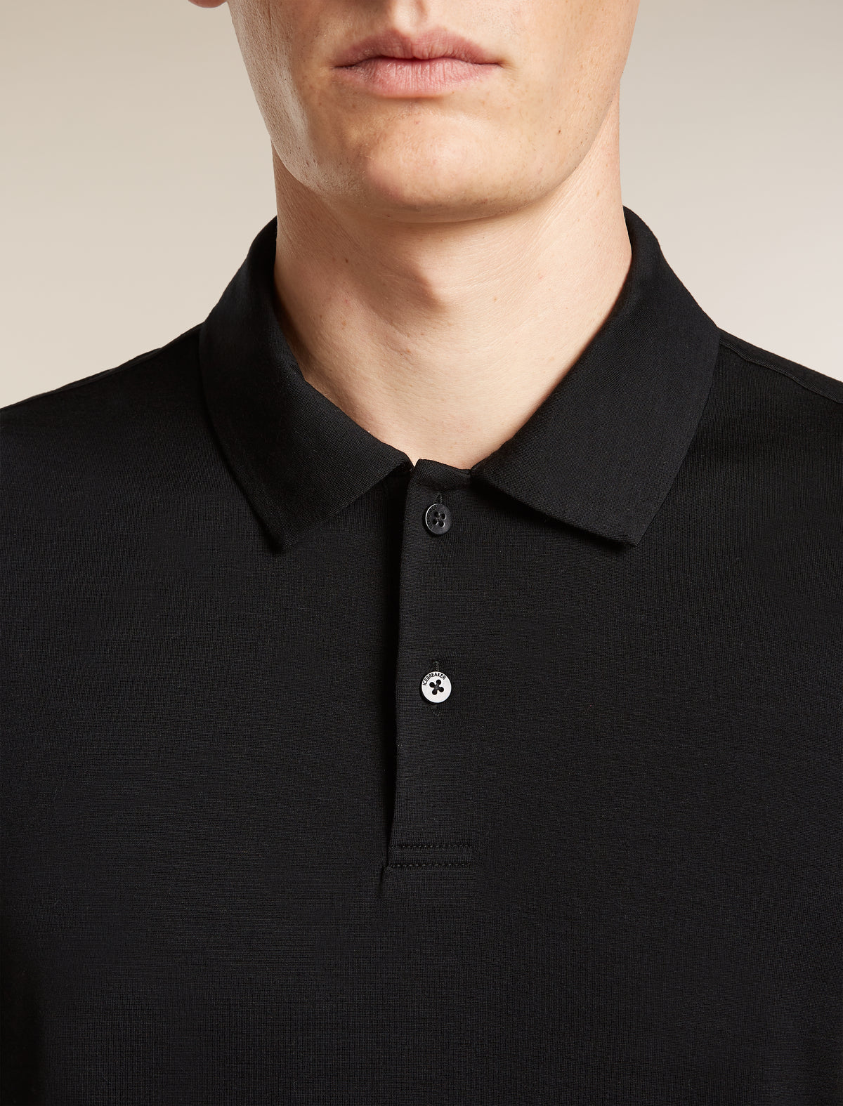 Men's 15.5 MerinoFine™ Short Sleeve Polo Black - 5