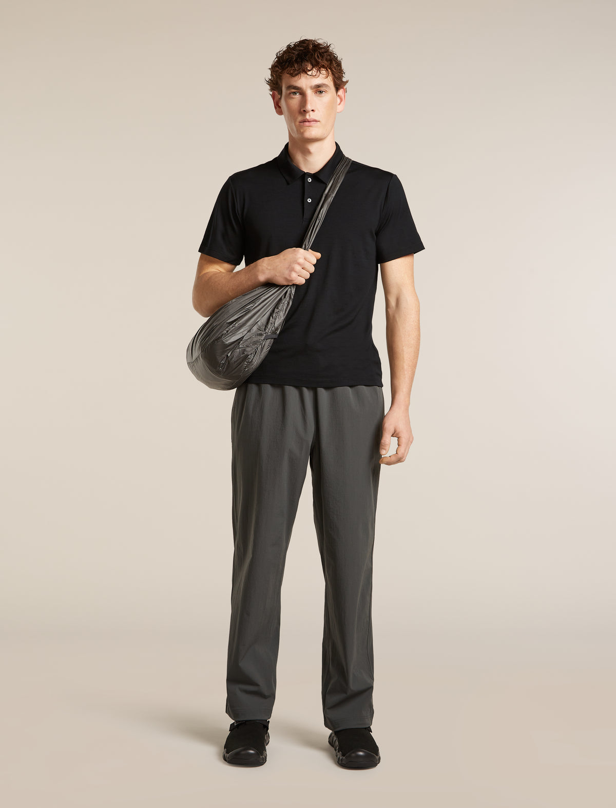 Men's 15.5 MerinoFine™ Short Sleeve Polo Black - 4