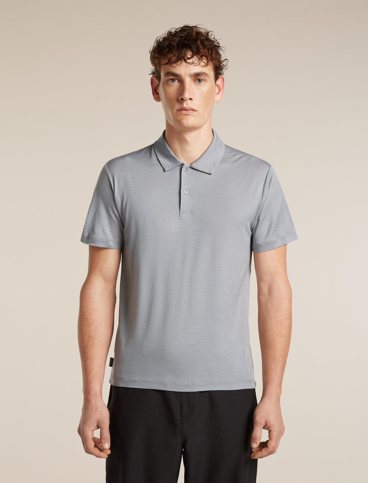 Men's 15.5 MerinoFine™ Short Sleeve Polo Proto Grey - 1