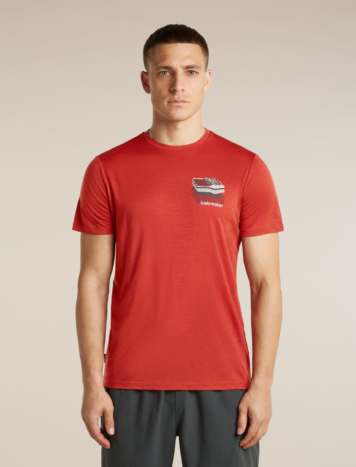 Men's Merino 150 Tech Lite Short Sleeve Tee Evolving Layers Agate - 1