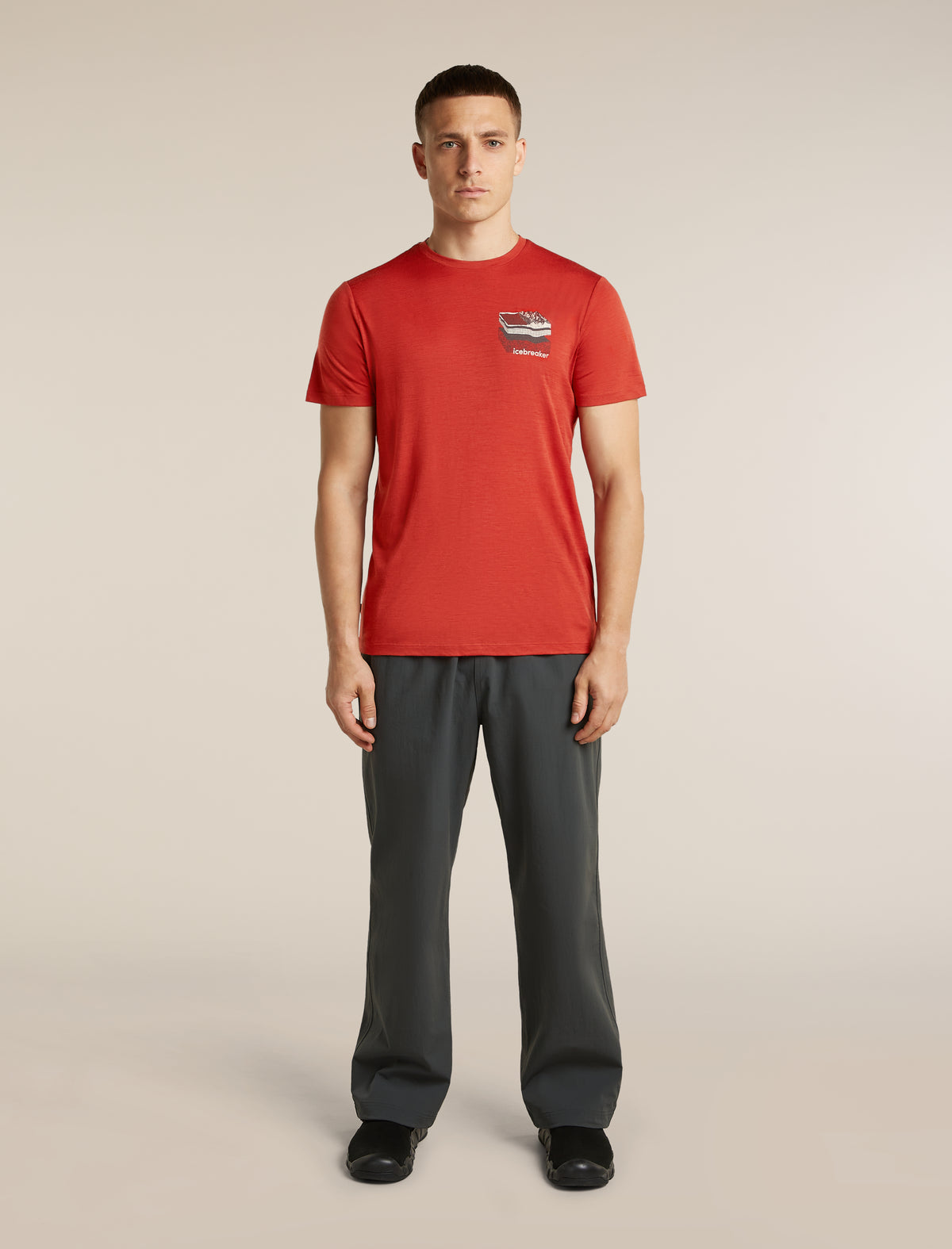 Men's Merino 150 Tech Lite Short Sleeve Tee Evolving Layers Agate - 3