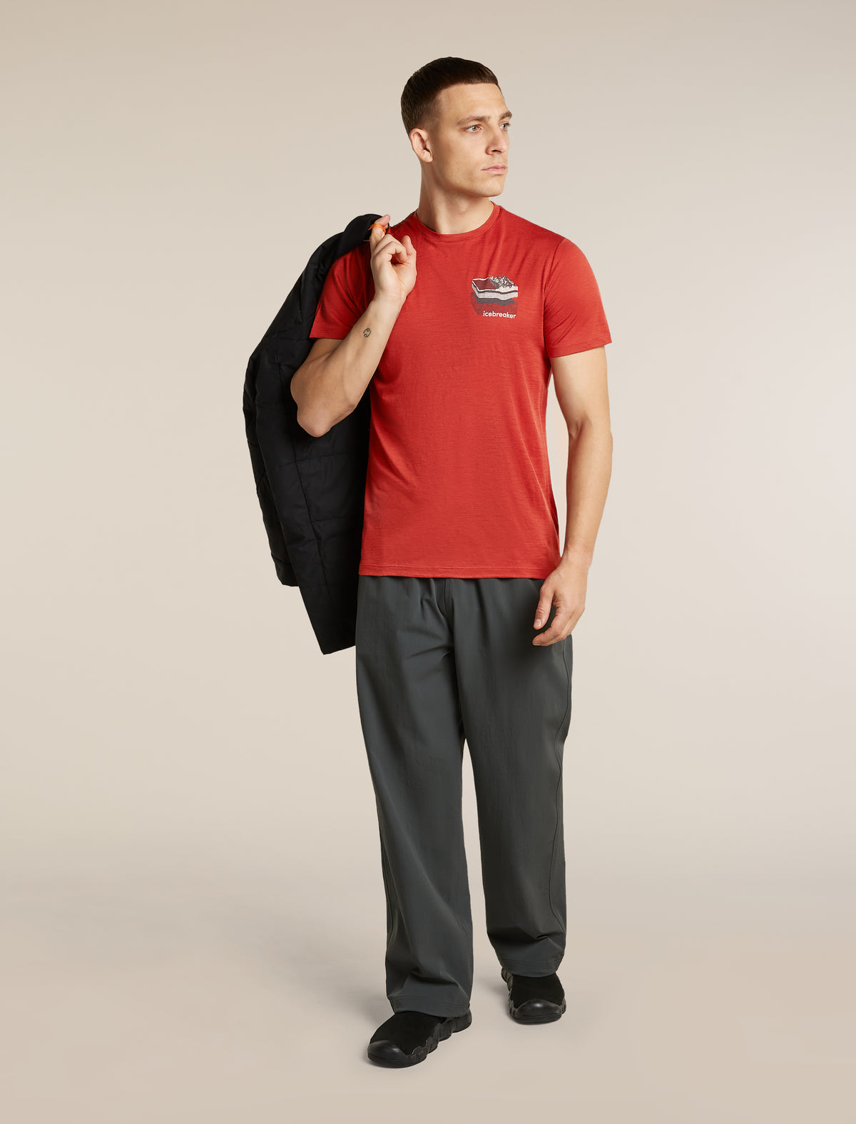 Men's Merino 150 Tech Lite Short Sleeve Tee Evolving Layers Agate - 4