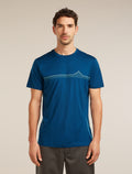 Men's Merino 150 Tech Lite Short Sleeve Tee Range Stripes  - 1