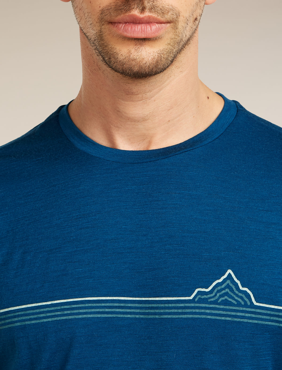 Men's Merino 150 Tech Lite Short Sleeve Tee Range Stripes  - 6