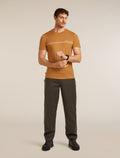 Men's Merino 150 Tech Lite Short Sleeve Tee Range Stripes Trail - 4