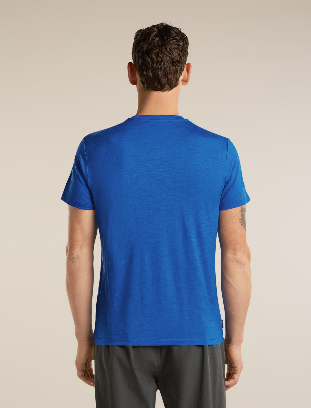 Men's Merino 150 Tech Lite Short Sleeve Tee Range Stripes Lazurite - 2