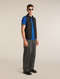 Men's Merino 150 Tech Lite Short Sleeve Tee Range Stripes Lazurite - 4
