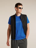 Men's Merino 150 Tech Lite Short Sleeve Tee Range Stripes Lazurite - 5