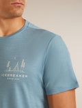 Men's Merino 150 Tech Lite Short Sleeve Tee Peaceful Pass Flint Blue - 6