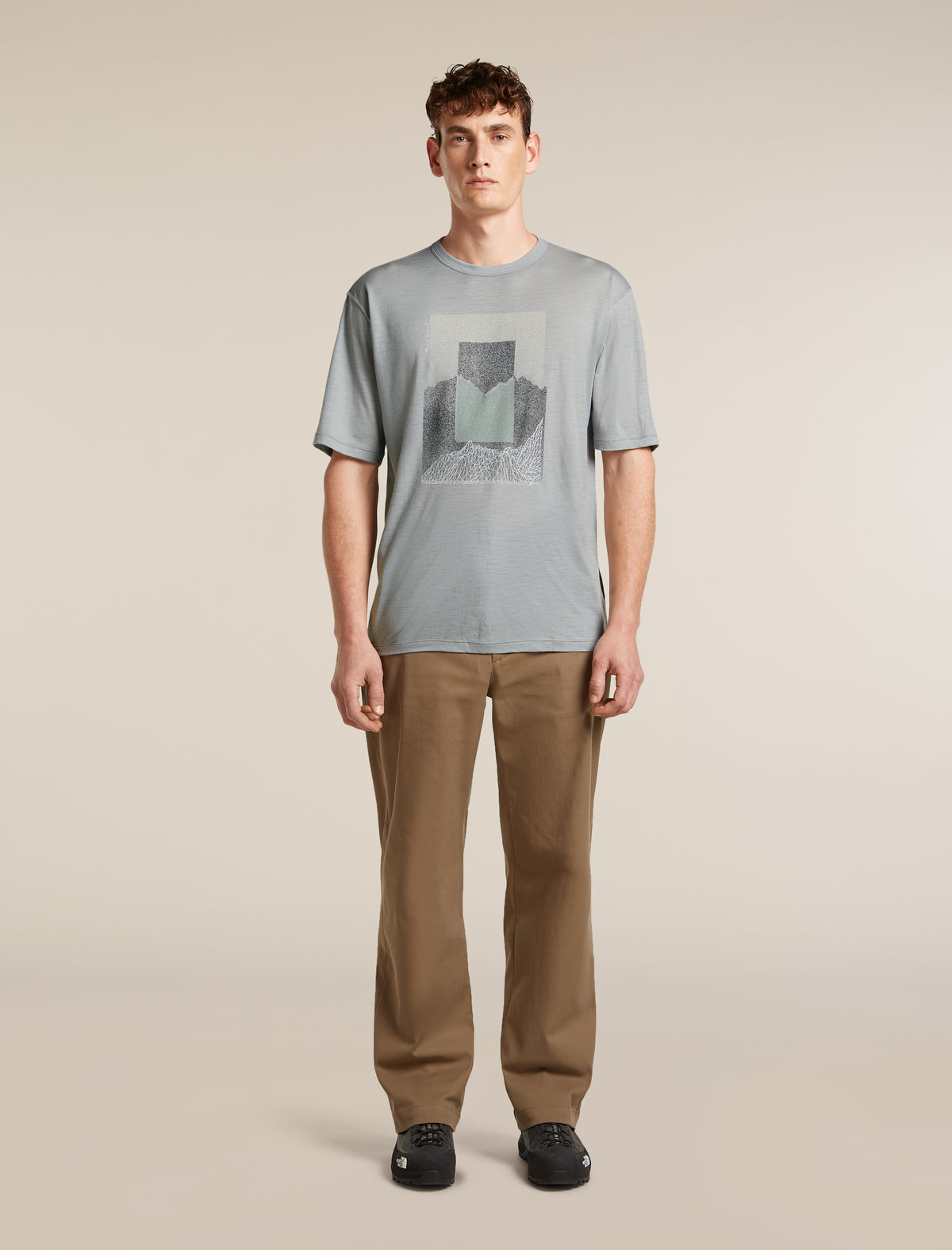 T-shirt décontracté 150 Tech Lite Mountain Shift en mérinos pour hommes  - 3