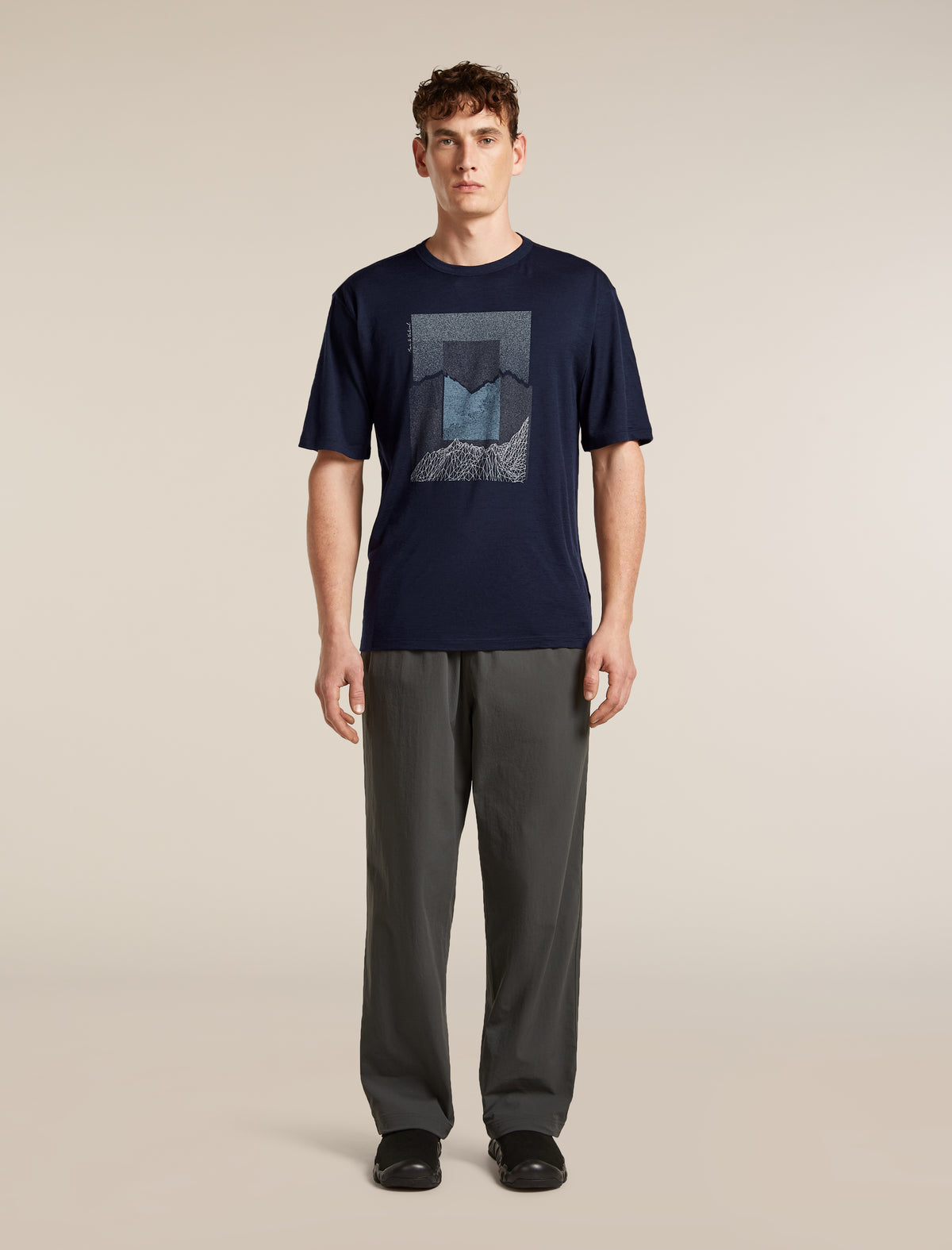 Men's Merino 150 Tech Lite Short Sleeve Relaxed Tee Mountain Shift  - 3