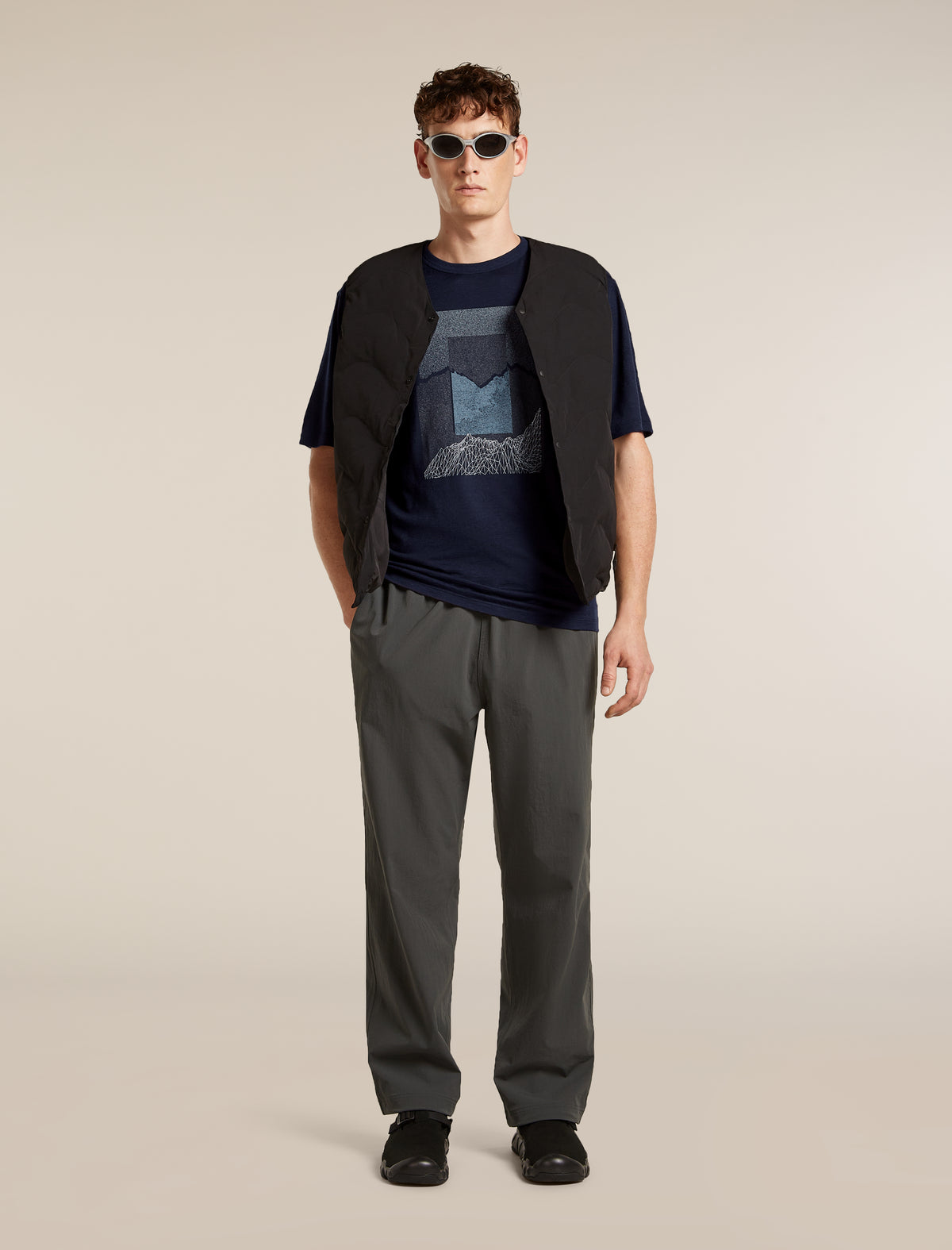 Men's Merino 150 Tech Lite Short Sleeve Relaxed Tee Mountain Shift  - 4