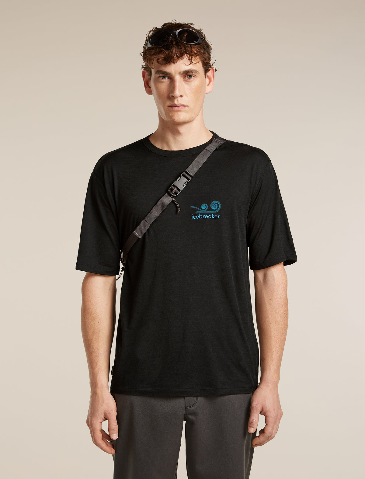 Men's Merino 150 Tech Lite Short Sleeve Relaxed Tee Fern Study Black - 5