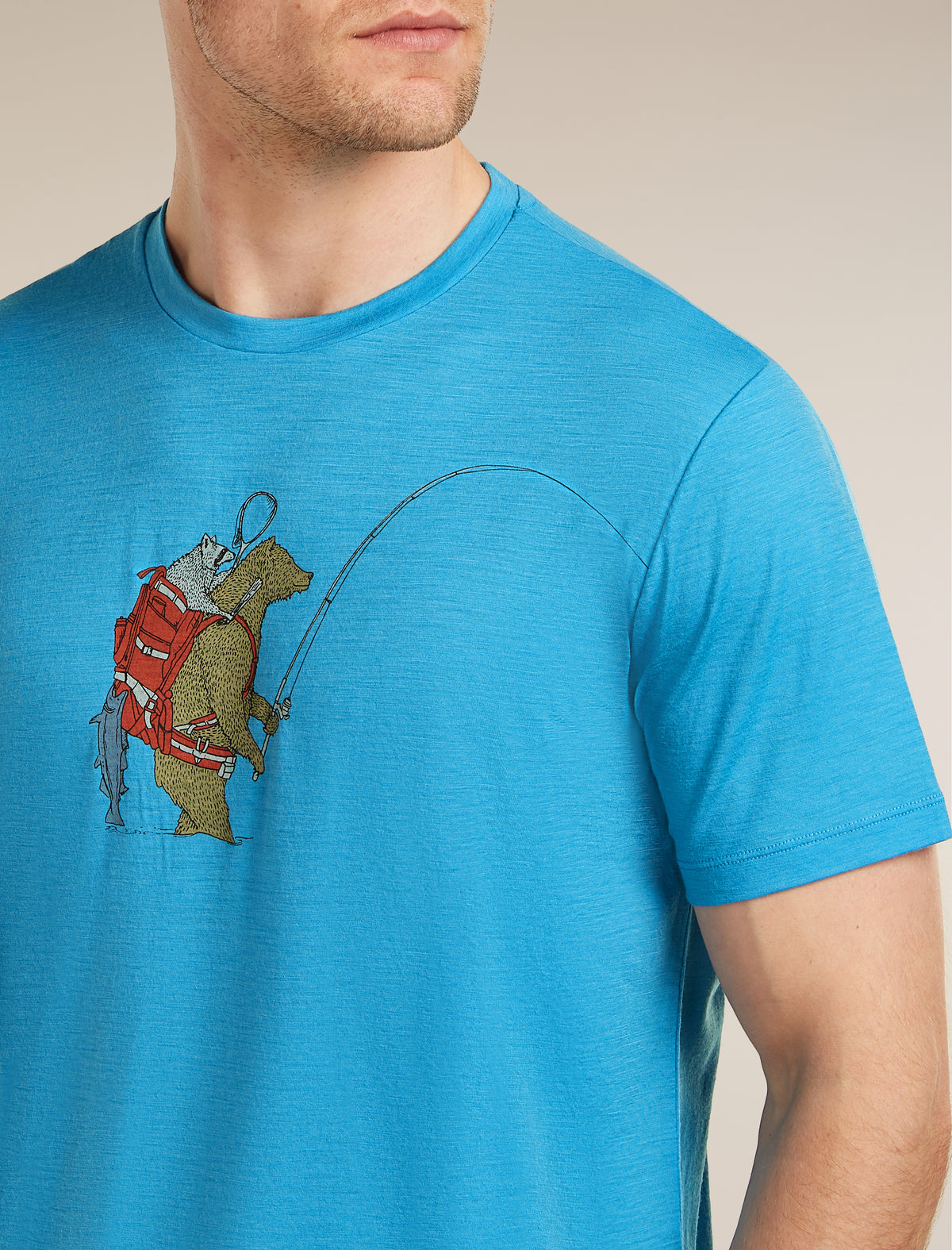 Men's Merino 150 Tech Lite Short Sleeve Tee Bear Catch  - 5