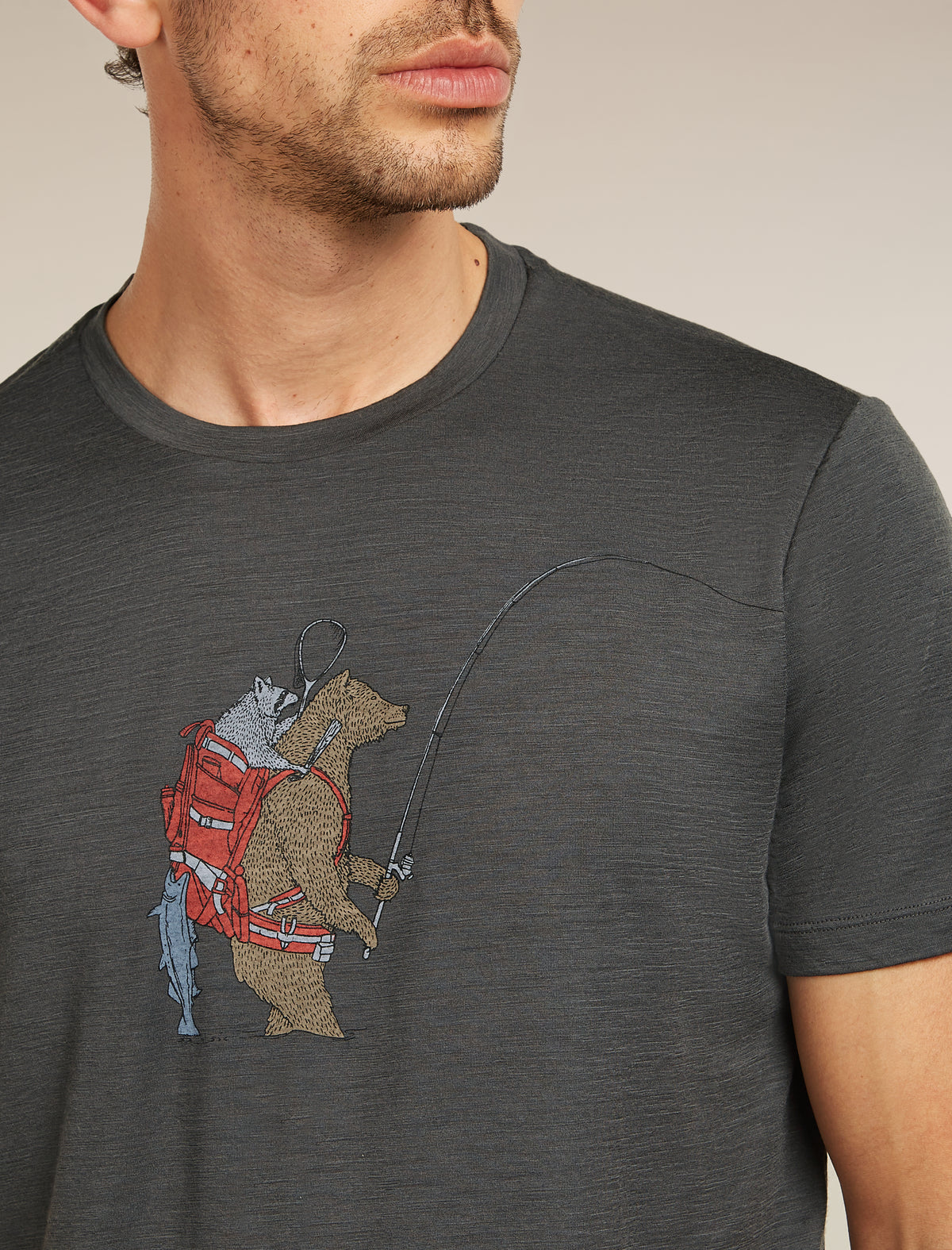 Men's Merino 150 Tech Lite Short Sleeve Tee Bear Catch  - 5