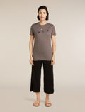 Women's Merino 150 Tech Lite Short Sleeve Tee Bird Transit Porcini - 3