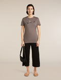 Women's Merino 150 Tech Lite Short Sleeve Tee Bird Transit Porcini - 4