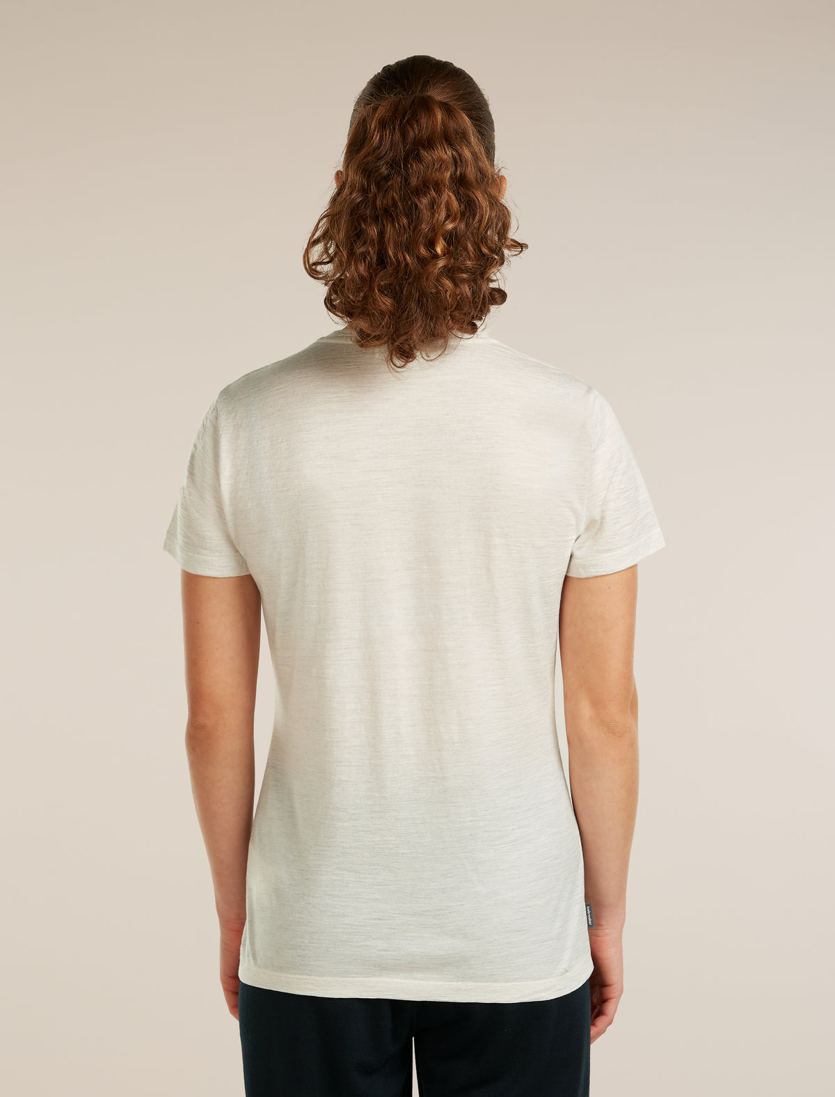 Women's Merino 150 Tech Lite Short Sleeve Tee Bird Transit Ecru hthr - 2