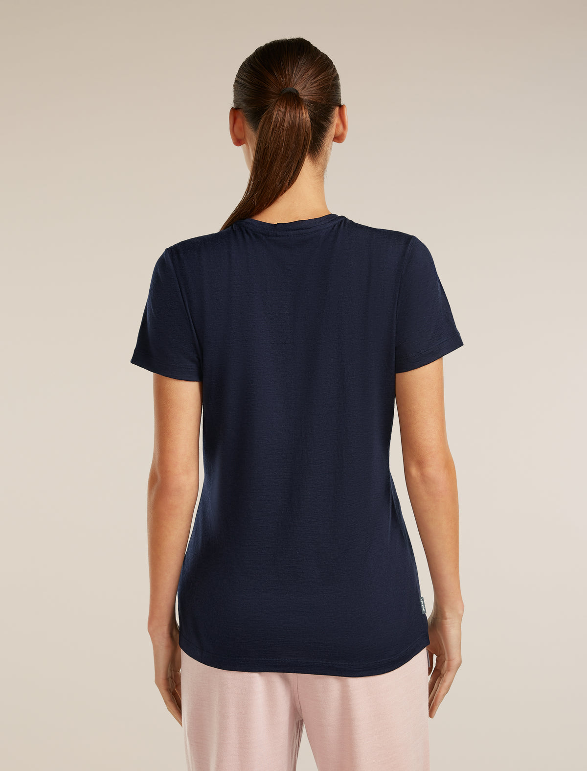 Women's Merino 150 Tech Lite Short Sleeve Tee Bird Transit Midnight Navy - 2