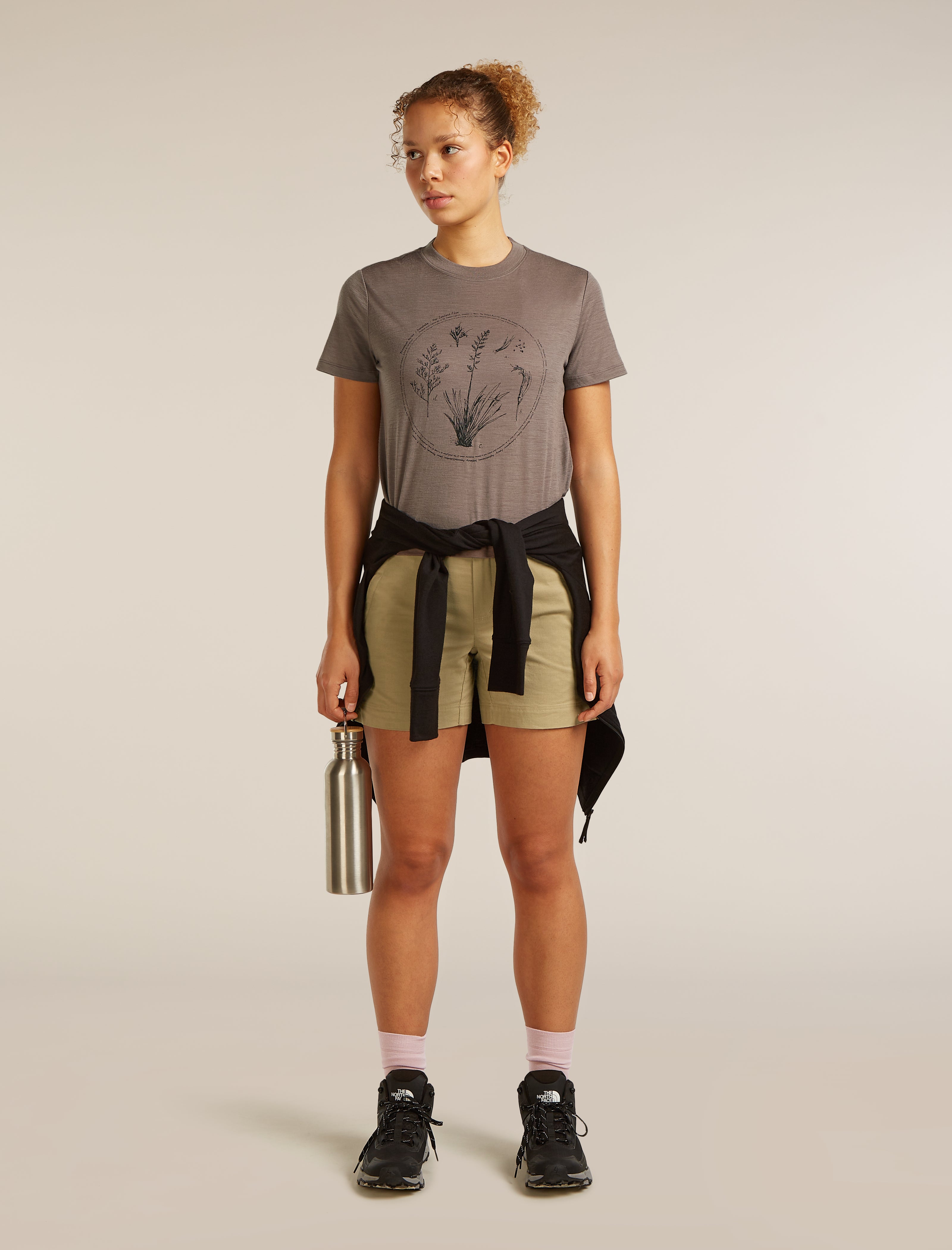 Women Merino 150 Tech Lite Short Sleeve Crop Tee Seed Story