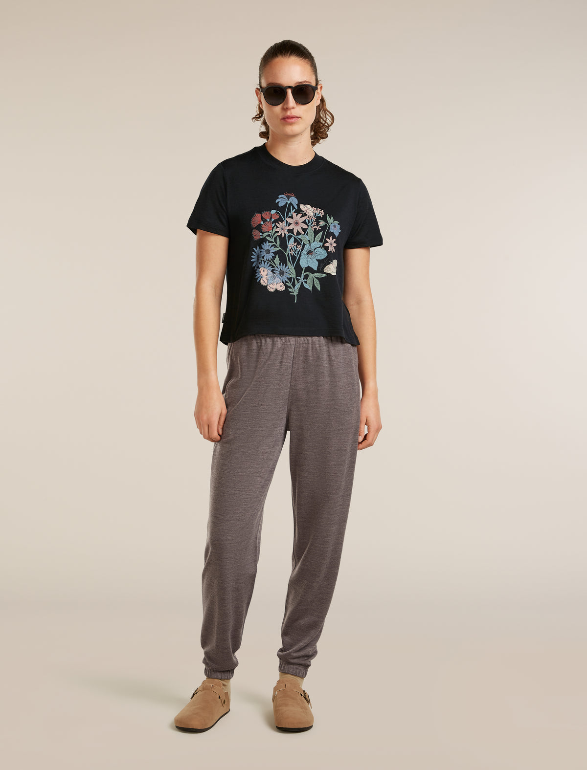 Women's Merino 150 Tech Lite Short Sleeve Crop Tee NZ Flora  - 4